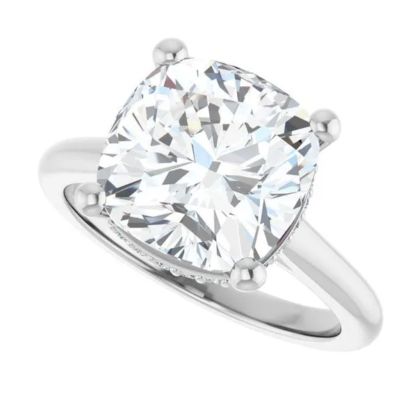 Hidden Halo-Style Engagement Ring Image 5 Shipley's Fine Jewelry Hampstead, MD