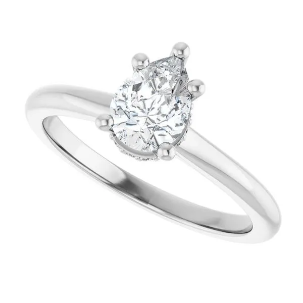 Hidden Halo-Style Engagement Ring Image 5 The Ring Austin Round Rock, TX