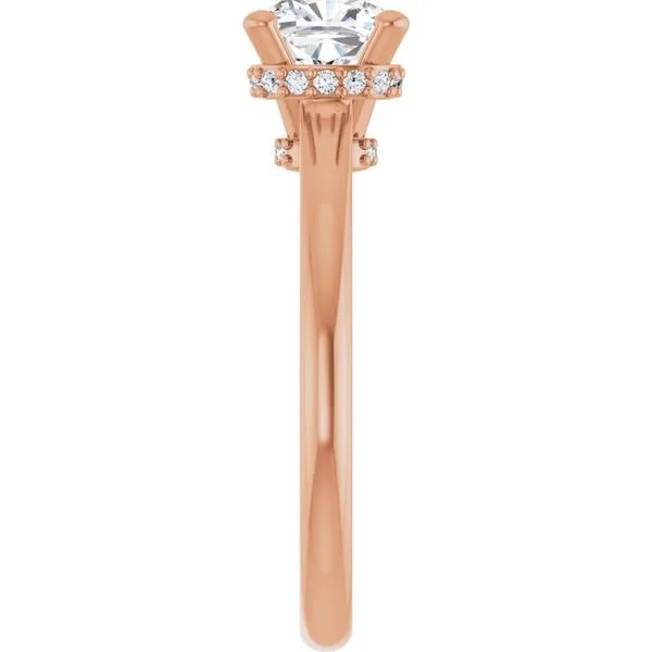 Hidden Halo-Style Engagement Ring Image 4 J. Thomas Jewelers Rochester Hills, MI