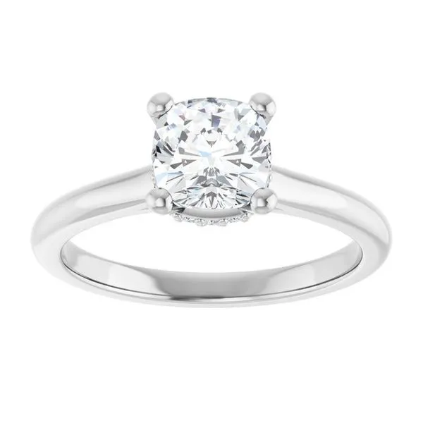 Hidden Halo-Style Engagement Ring Image 3 Mark Jewellers La Crosse, WI