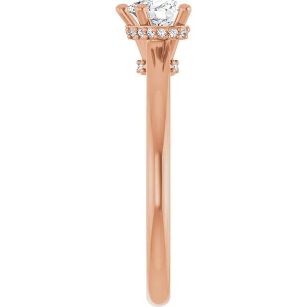 Hidden Halo-Style Engagement Ring Image 4 Austin's Fine Diamonds & Jewelry Lyndhurst, NJ