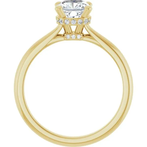 Hidden Halo-Style Engagement Ring Image 2 Arezzo Jewelers Elmwood Park, IL