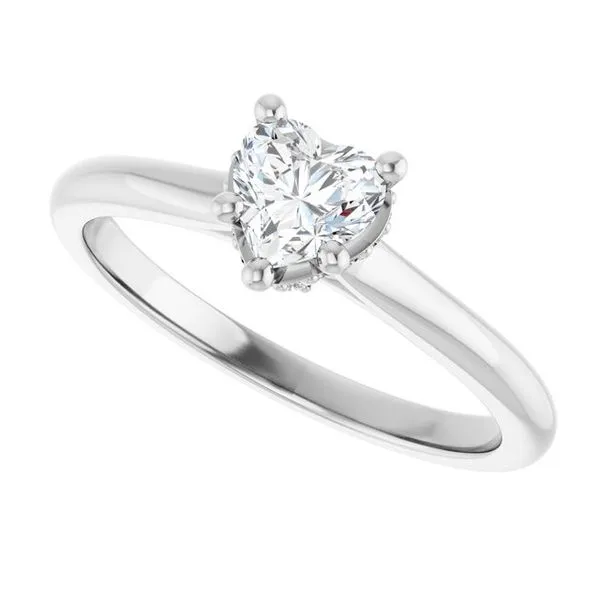 Hidden Halo-Style Engagement Ring Image 5 Raleigh Diamond Fine Jewelry Raleigh, NC