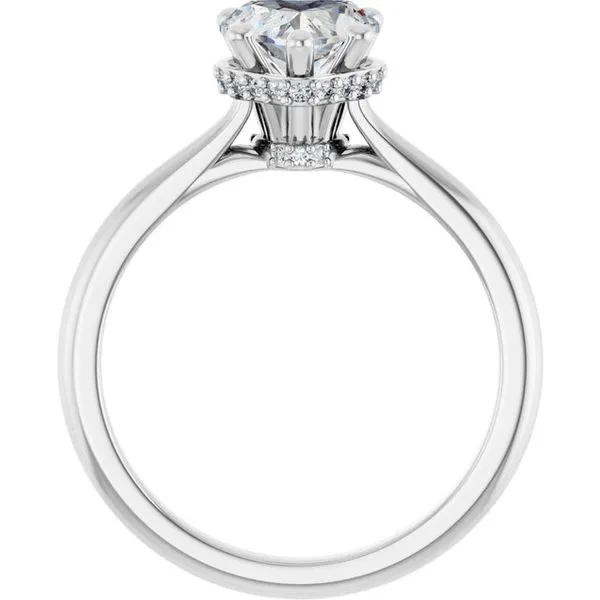 Hidden Halo-Style Engagement Ring Image 2 The Ring Austin Round Rock, TX