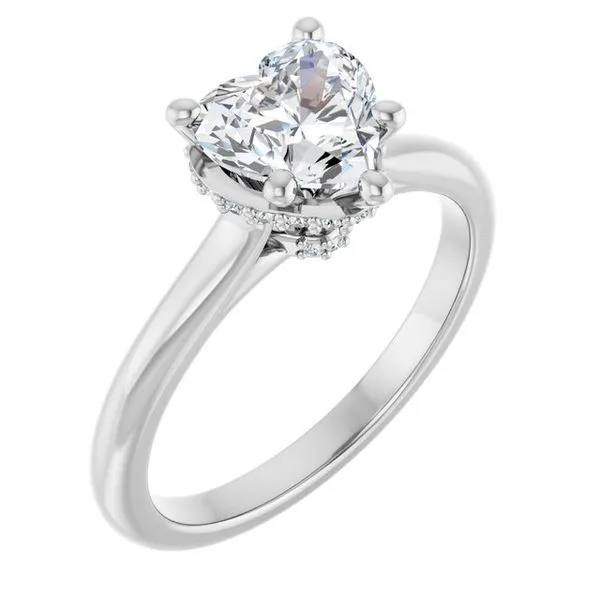 Hidden Halo-Style Engagement Ring Michael Szwed Jewelers Longmeadow, MA