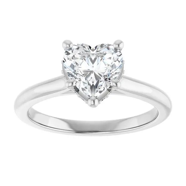Hidden Halo-Style Engagement Ring Image 3 Mark Jewellers La Crosse, WI