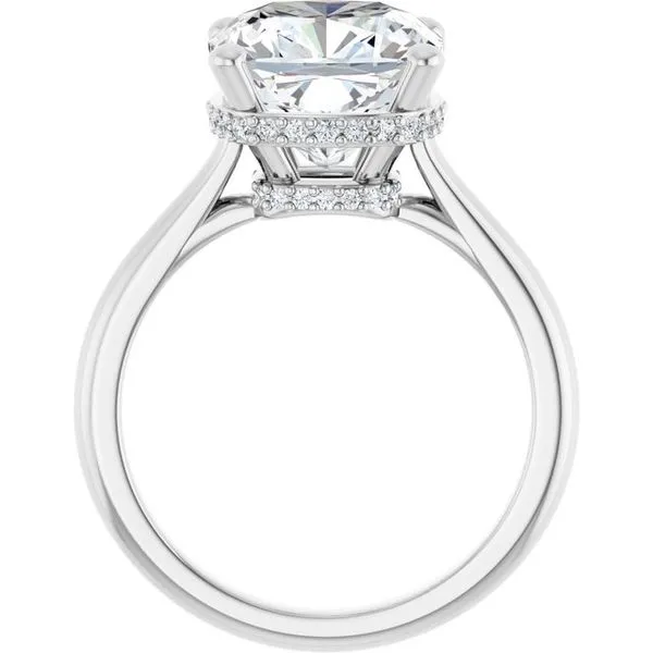 Hidden Halo-Style Engagement Ring Image 2 Jimmy Smith Jewelers Decatur, AL