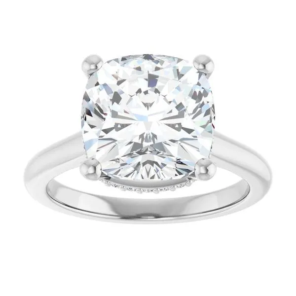 Hidden Halo-Style Engagement Ring Image 3 Arezzo Jewelers Elmwood Park, IL