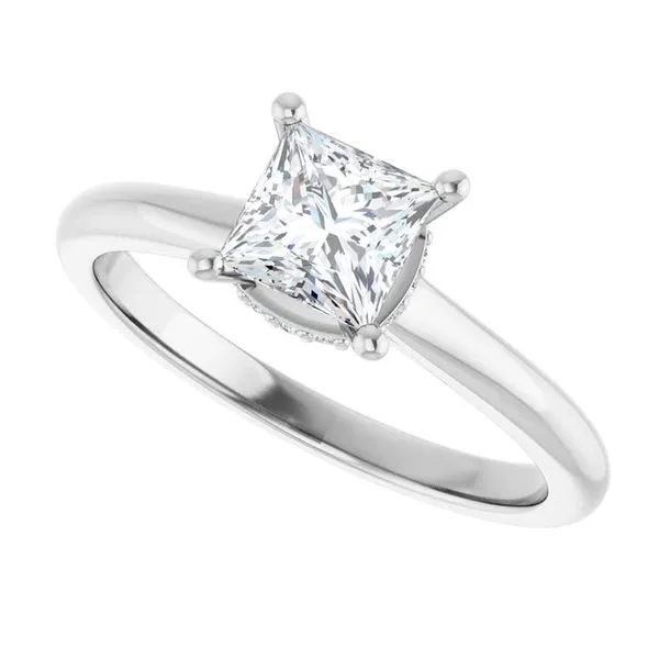 Hidden Halo-Style Engagement Ring Image 5 Austin's Fine Diamonds & Jewelry Lyndhurst, NJ