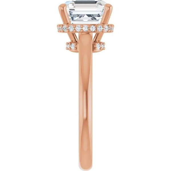 Hidden Halo-Style Engagement Ring Image 4 Shipley's Fine Jewelry Hampstead, MD