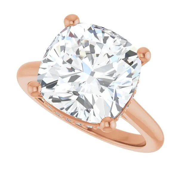 Hidden Halo-Style Engagement Ring Image 5 Shipley's Fine Jewelry Hampstead, MD