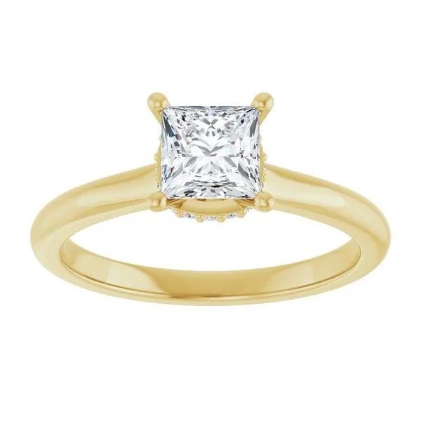 Hidden Halo-Style Engagement Ring Image 3 Arezzo Jewelers Elmwood Park, IL