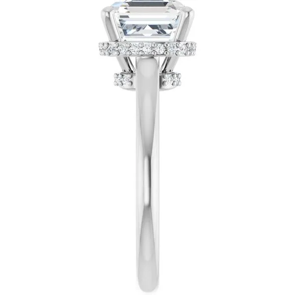 Hidden Halo-Style Engagement Ring Image 4 Shipley's Fine Jewelry Hampstead, MD