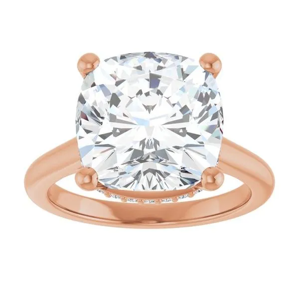 Hidden Halo-Style Engagement Ring Image 3 The Ring Austin Round Rock, TX