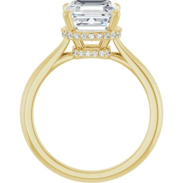 Hidden Halo-Style Engagement Ring Image 2 The Ring Austin Round Rock, TX
