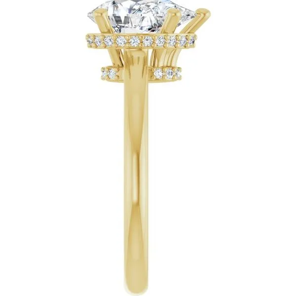 Hidden Halo-Style Engagement Ring Image 4 Mark Jewellers La Crosse, WI