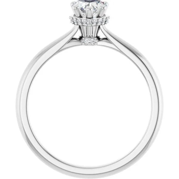 Hidden Halo-Style Engagement Ring Image 2 Virtus Collective Newport Beach , CA