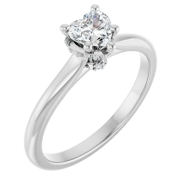 Hidden Halo-Style Engagement Ring JF Jones Jewelers Rochester, NY