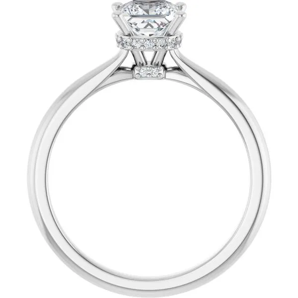 Hidden Halo-Style Engagement Ring Image 2 The Ring Austin Round Rock, TX