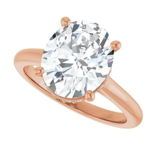 Hidden Halo-Style Engagement Ring Image 5 Arezzo Jewelers Elmwood Park, IL