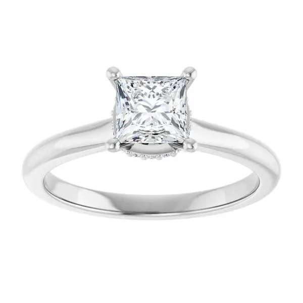 Hidden Halo-Style Engagement Ring Image 3 Morin Jewelers Southbridge, MA