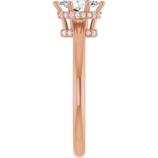 Hidden Halo-Style Engagement Ring Image 4 Austin's Fine Diamonds & Jewelry Lyndhurst, NJ