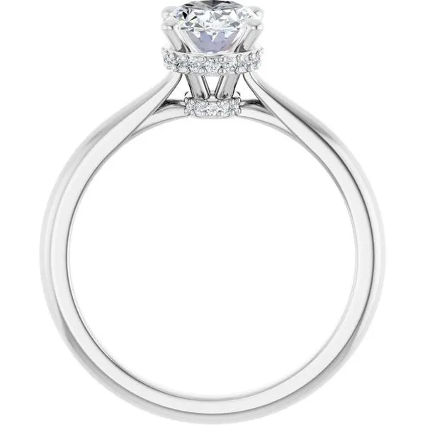 Hidden Halo-Style Engagement Ring Image 2 Michael Szwed Jewelers Longmeadow, MA