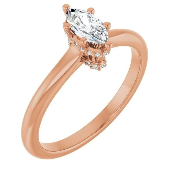 Hidden Halo-Style Engagement Ring The Ring Austin Round Rock, TX