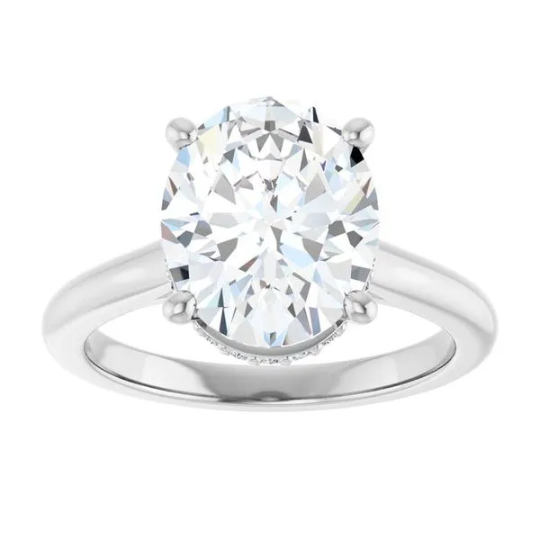 Hidden Halo-Style Engagement Ring Image 3 J. Thomas Jewelers Rochester Hills, MI
