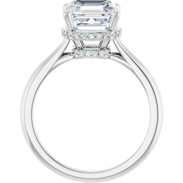 Hidden Halo-Style Engagement Ring Image 2 Jimmy Smith Jewelers Decatur, AL