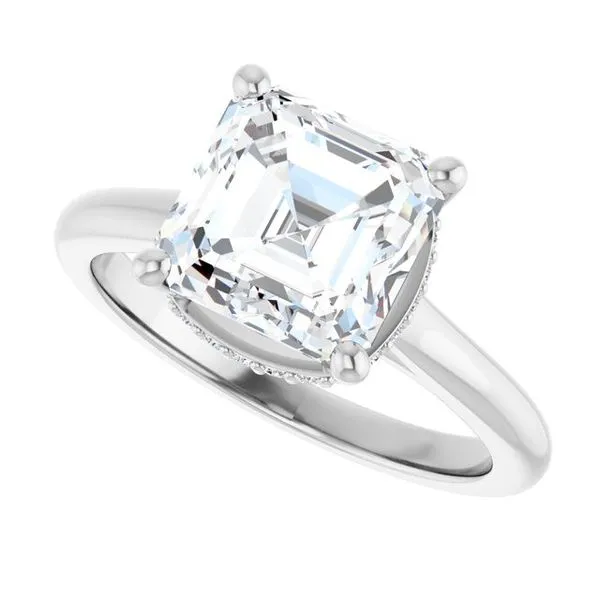 Hidden Halo-Style Engagement Ring Image 5 Mark Jewellers La Crosse, WI