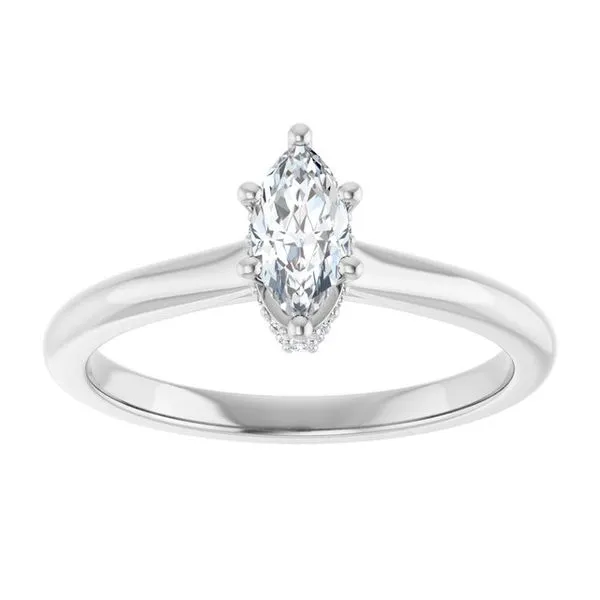 Hidden Halo-Style Engagement Ring Image 3 Paul James Jewelers Angels Camp, CA