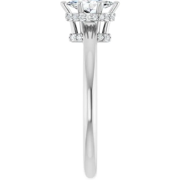 Hidden Halo-Style Engagement Ring Image 4 The Ring Austin Round Rock, TX