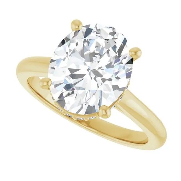 Hidden Halo-Style Engagement Ring Image 5 J. Thomas Jewelers Rochester Hills, MI