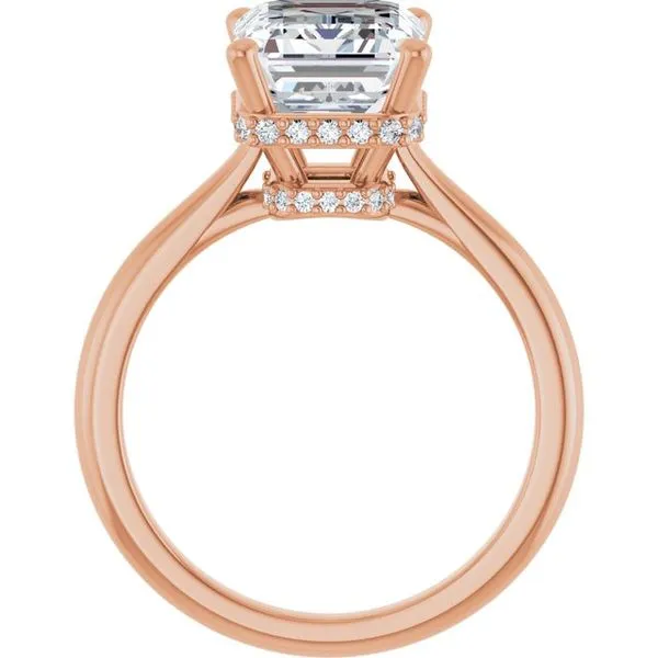 Hidden Halo-Style Engagement Ring Image 2 Don's Jewelry & Design Washington, IA