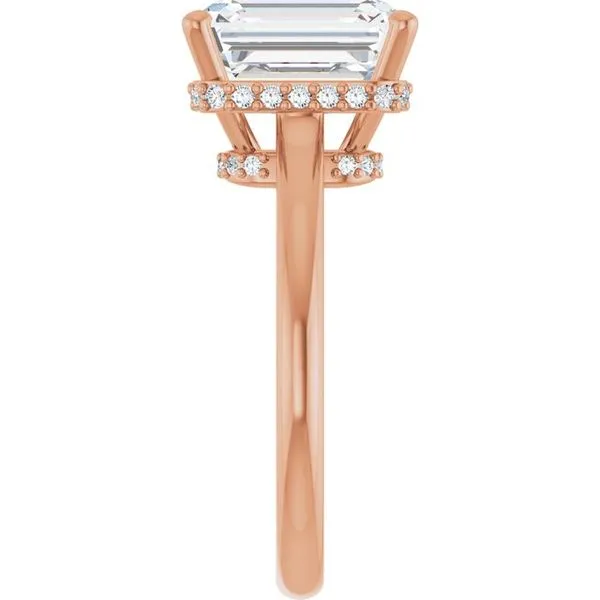 Hidden Halo-Style Engagement Ring Image 4 Jimmy Smith Jewelers Decatur, AL