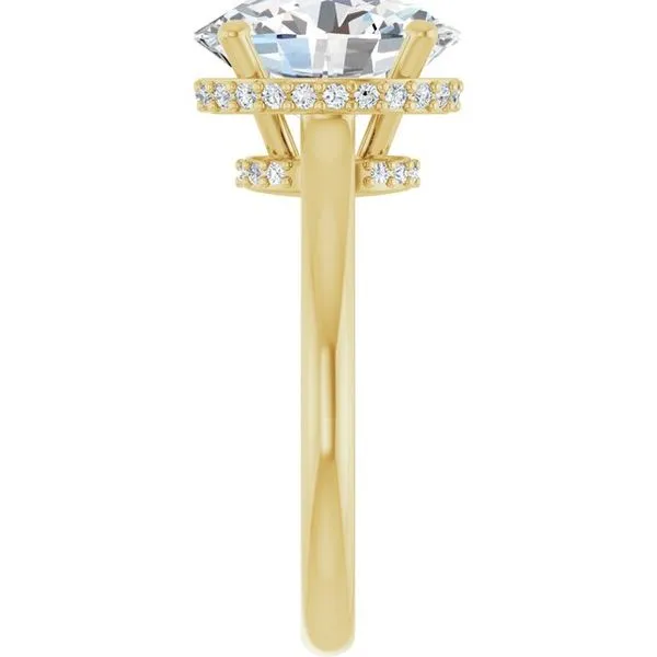 Hidden Halo-Style Engagement Ring Image 4 Jimmy Smith Jewelers Decatur, AL