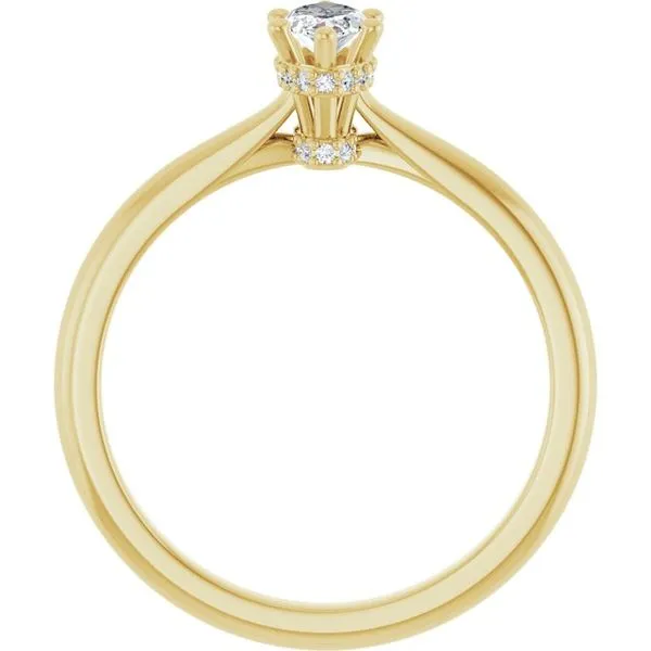 Hidden Halo-Style Engagement Ring Image 2 Shipley's Fine Jewelry Hampstead, MD