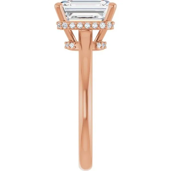 Hidden Halo-Style Engagement Ring Image 4 Jimmy Smith Jewelers Decatur, AL