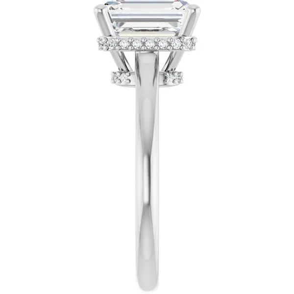 Hidden Halo-Style Engagement Ring Image 4 Morin Jewelers Southbridge, MA
