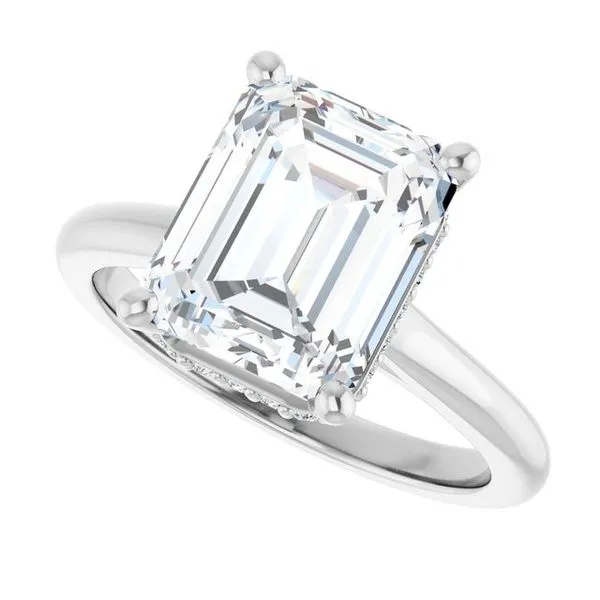 Hidden Halo-Style Engagement Ring Image 5 Redlands Jewelers Redlands, CA