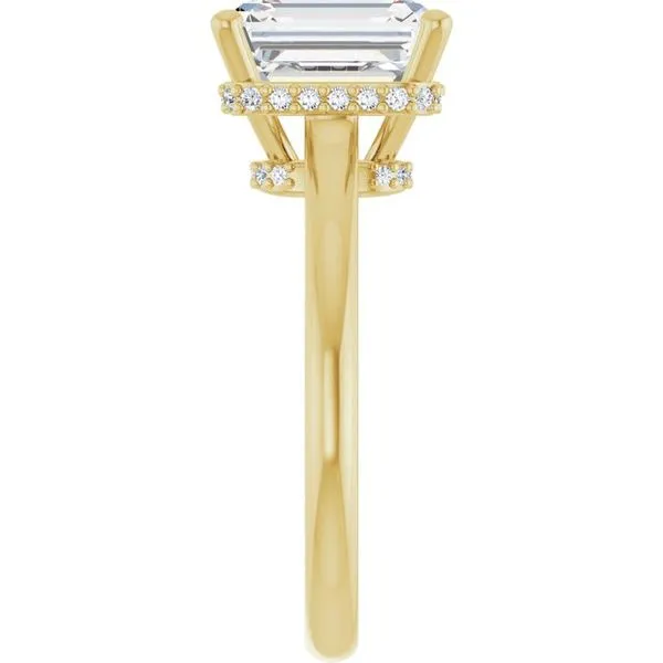 Hidden Halo-Style Engagement Ring Image 4 Austin's Fine Diamonds & Jewelry Lyndhurst, NJ