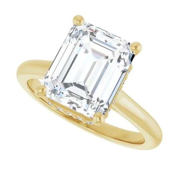 Hidden Halo-Style Engagement Ring Image 5 Jimmy Smith Jewelers Decatur, AL