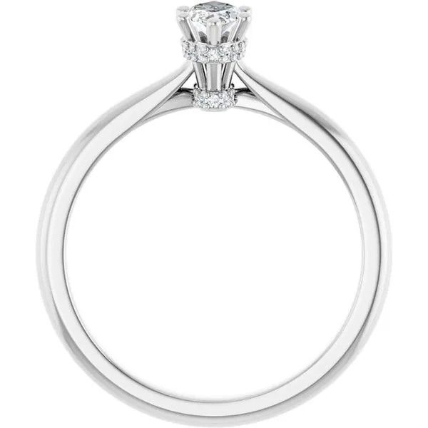 Hidden Halo-Style Engagement Ring Image 2 Michael Szwed Jewelers Longmeadow, MA