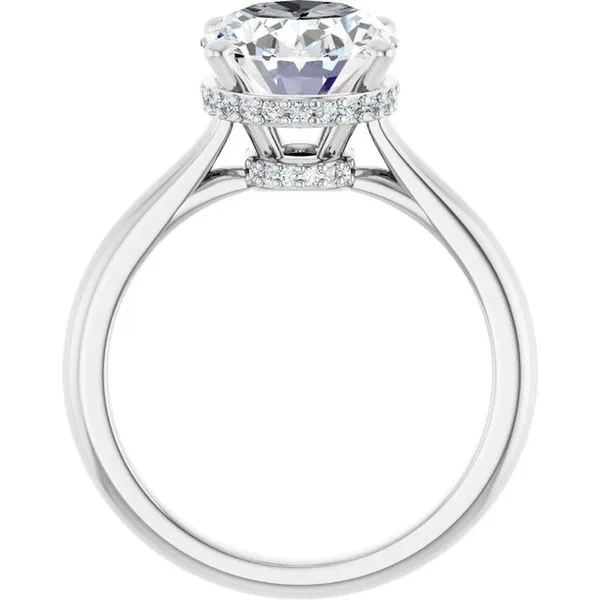 Hidden Halo-Style Engagement Ring Image 2 Clater Jewelers Louisville, KY