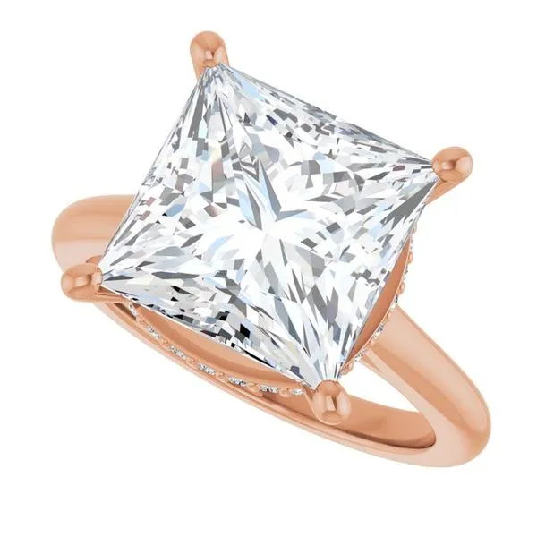 Hidden Halo-Style Engagement Ring Image 5 J. Thomas Jewelers Rochester Hills, MI