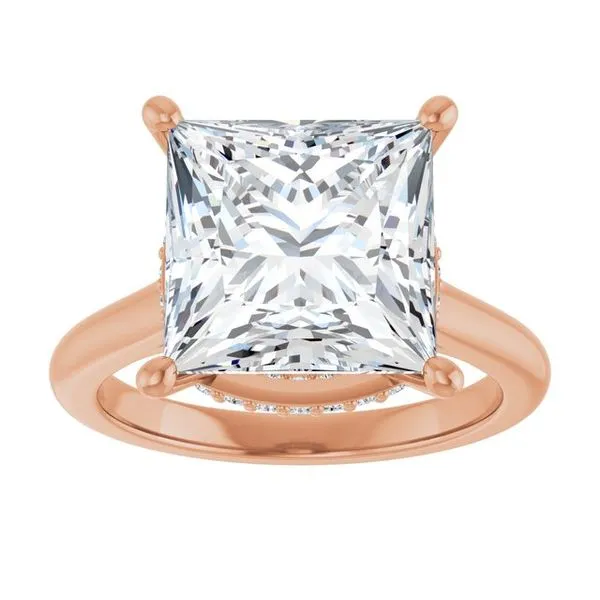 Hidden Halo-Style Engagement Ring Image 3 JF Jones Jewelers Rochester, NY