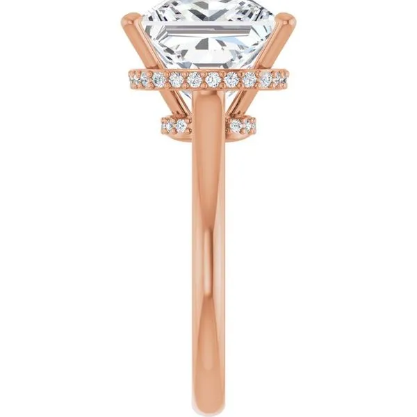 Hidden Halo-Style Engagement Ring Image 4 Paul James Jewelers Angels Camp, CA