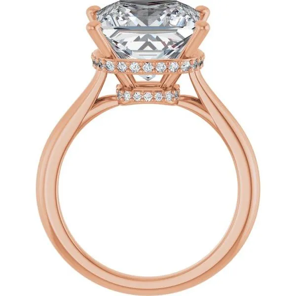 Hidden Halo-Style Engagement Ring Image 2 Arezzo Jewelers Elmwood Park, IL