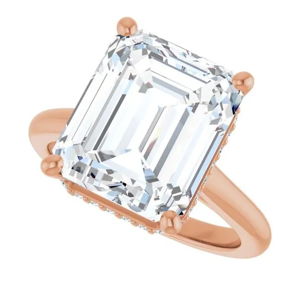 Hidden Halo-Style Engagement Ring Image 5 Paul James Jewelers Angels Camp, CA